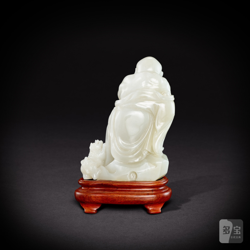 A set of eighteen jade Luohan figures, 20th century | 二十世紀 玉雕十八羅漢一套 - 图12